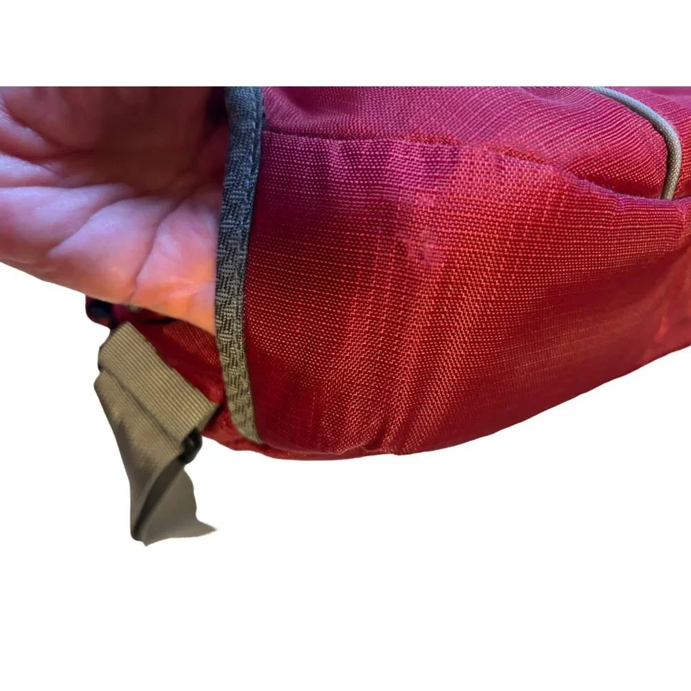 LL Bean Red Shoulder Strap Laptop Computer Messenger 5-Pocket Carry on Bag 18" - Picture 15 of 16